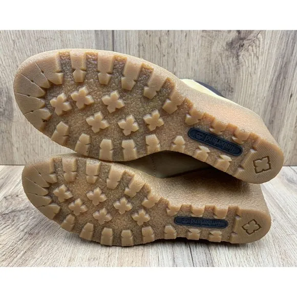 Timberland Amston Wedge Heel Boots Women's Size 8.5 Wheat Nubuck 8251A