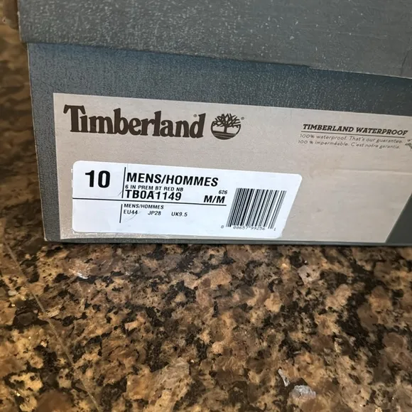 Timberland Black leather Boots with GUC 9