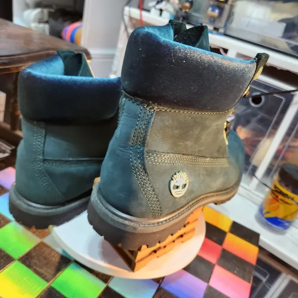 Timberland Blue Leather Boots