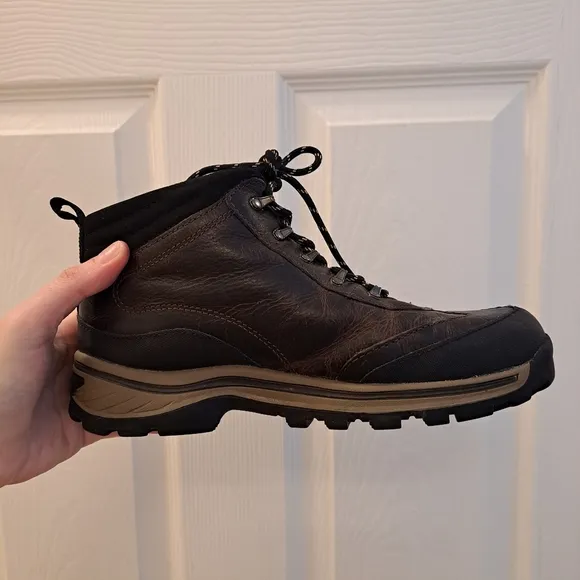 Timberland Brown Leather Lace Up Backroads Hiker Grunge Outdoor Boots Size 6.5