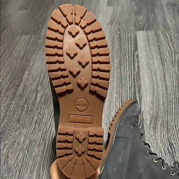 Timberland Gray Ankle Boots Sturdy Sole Rugged Style