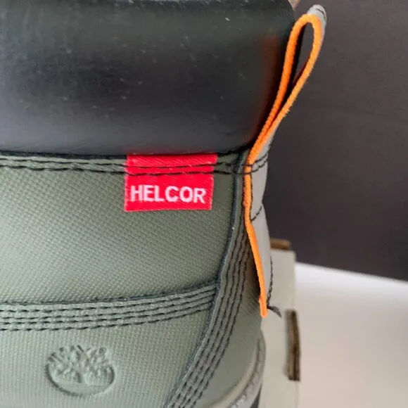 TIMBERLAND HELCOR OLIVE GREEN BOOTS KIDS SIZE 3 NEW