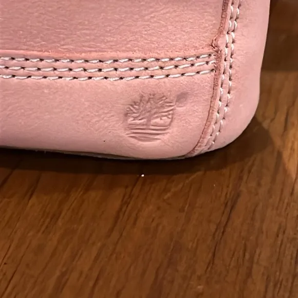 Timberland Infant Baby Crib Booties boots crib shoes pink Size 1 - 3/6 Months