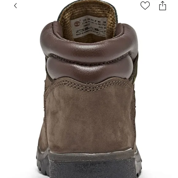 Timberland Kids Brown and Green Boots