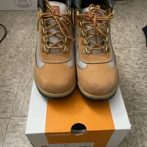 Timberland Kids Tan and Brown Rugged Boots