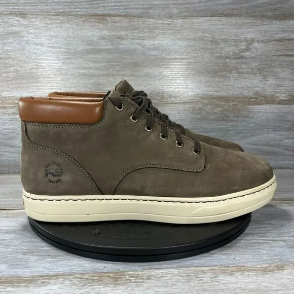 Timberland Men’s Pro Distributor Brown Leather Work Boots Size 12