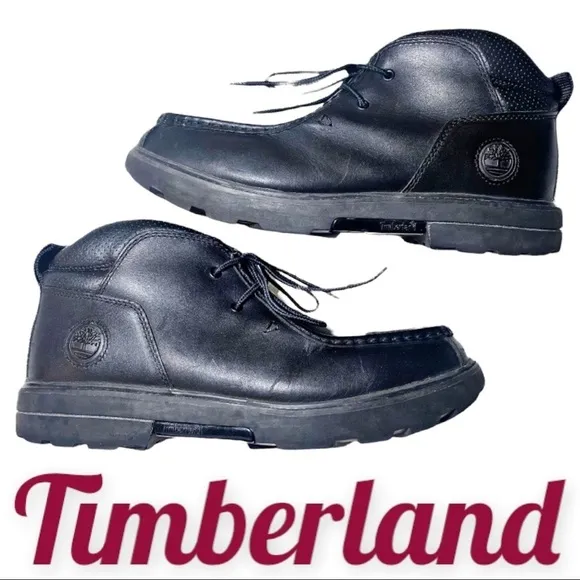 TIMBERLAND Men’s Rugged Street 2 Leather Chukka Boots, Size 8.5