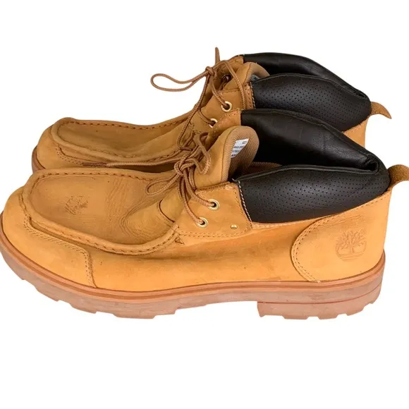 Timberland Men's Tan Leather Rugged Street II Chukka Boots Size 12M