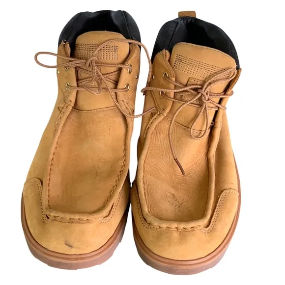 Timberland Men's Tan Leather Rugged Street II Chukka Boots Size 12M