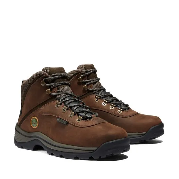 TIMBERLAND MEN'S WHITE LEDGE MID WATERPROOF HIKING BOOT, MEDIUM BROWN, 10