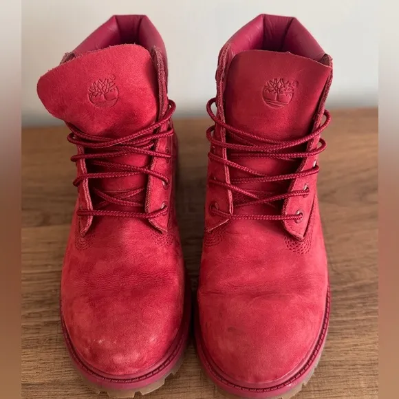 Timberland Premium 6&quot; Waterproof boots Pink  Size Girls 3