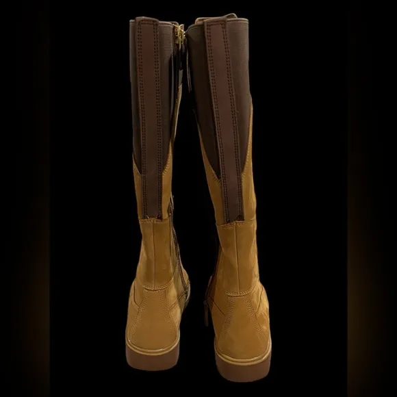 Timberland Premium Woman Boots Knee High Nubuck Leather Size 7