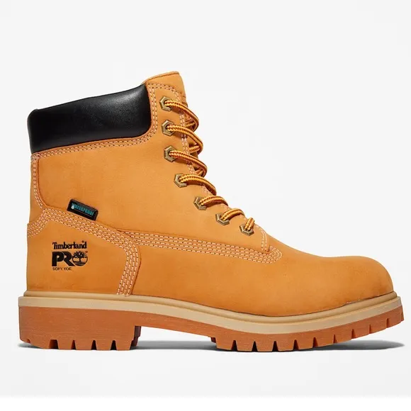 Timberland PRO Women's Tan soft toe waterproof Work Boots size 9