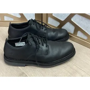 Timberland Squall Canyon Plain Toe Waterproof Oxford  Black Leather Men 9 Shoes