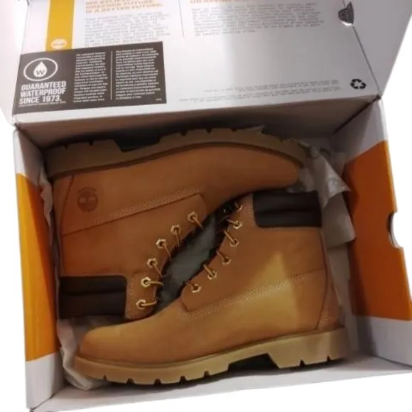 Timberland Women's' Tan Linden woods 6 Inch Lace  Boots, Nwt