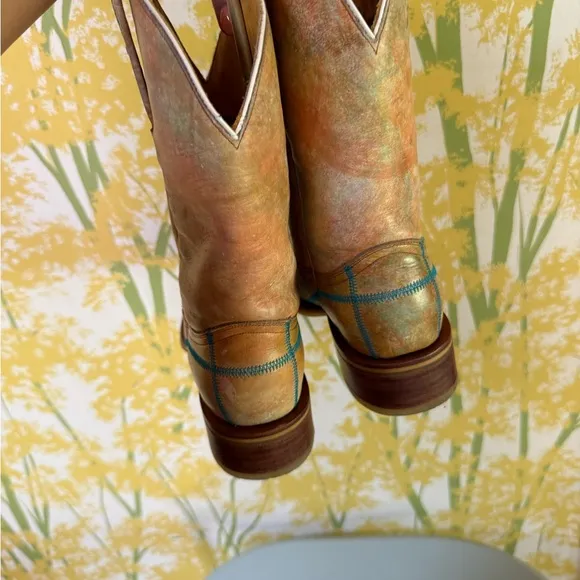 Tin Haul Kids Western Boots - Multicolor