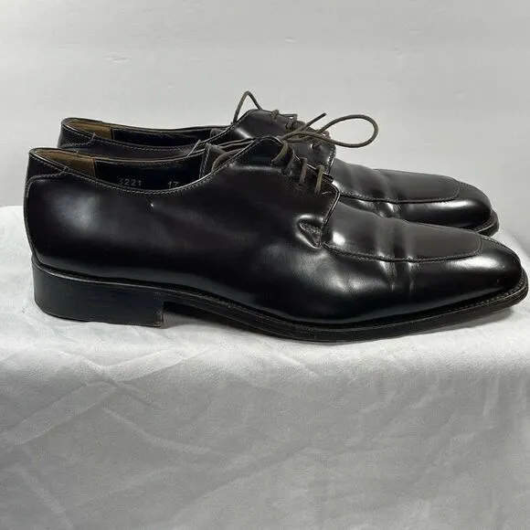 To Boot New York Adam Derrick Mens Brown Leather Oxford Dress Shoes 3221 Size 13