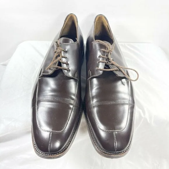 To Boot New York Adam Derrick Mens Brown Leather Oxford Dress Shoes 3221 Size 13