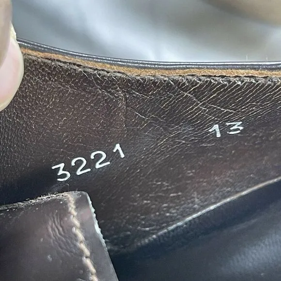 To Boot New York Adam Derrick Mens Brown Leather Oxford Dress Shoes 3221 Size 13