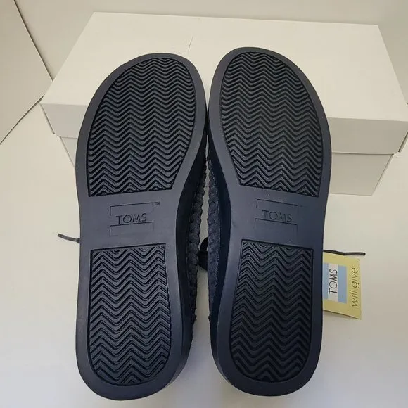TOMS Lenox Sneaker - Navy Blue Suede Leather