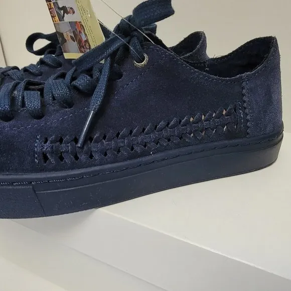 TOMS Lenox Sneaker - Navy Blue Suede Leather