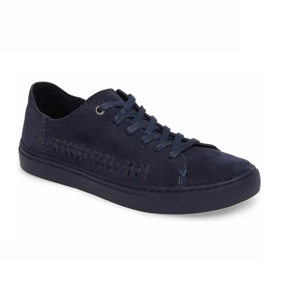 TOMS Lenox Sneaker - Navy Blue Suede Leather