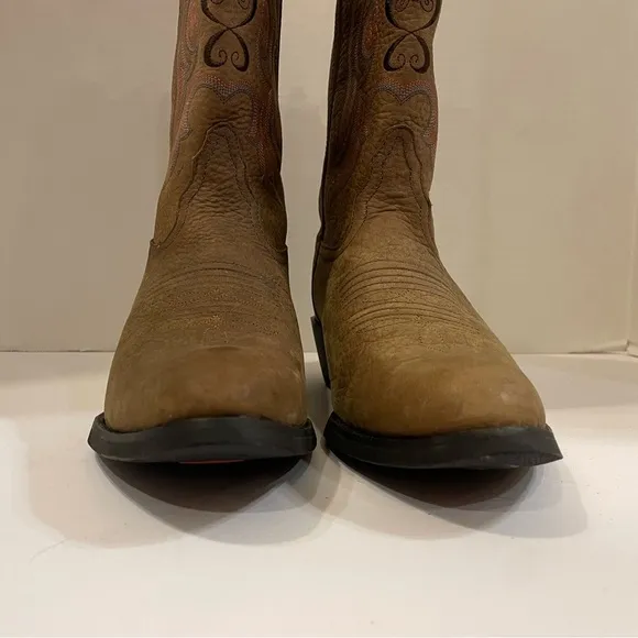 Tony Lama brown leather western boots size 9 B