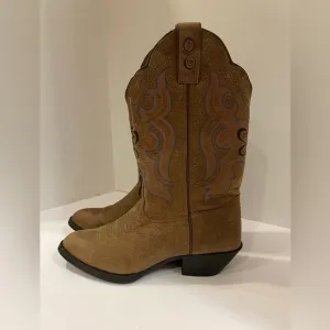 Tony Lama brown leather western boots size 9 B