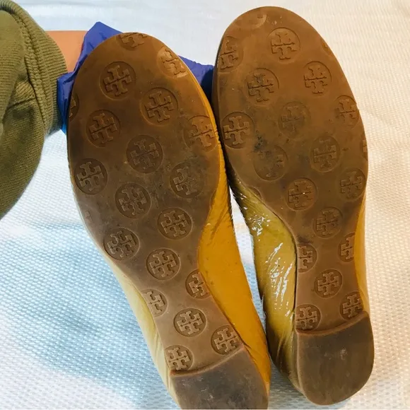 Tory Burch Women's Tan Ballet Flats