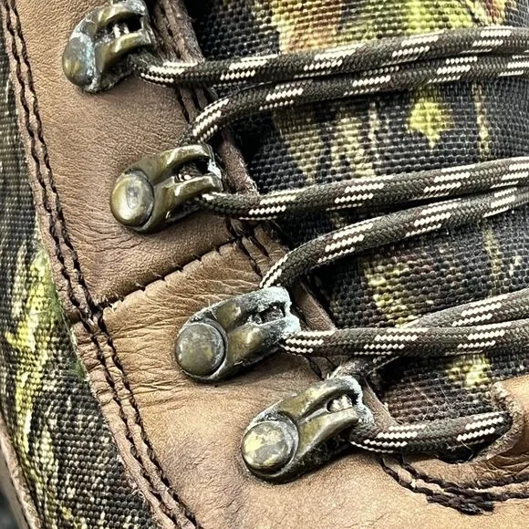 Trekker 2000 Gram Thinsulate Hunting Boots Men's Size 11 W Brown Green Camo High