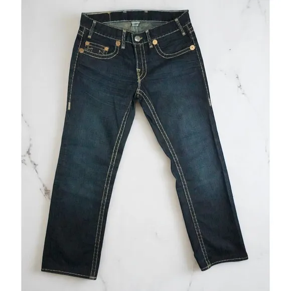 True Religion Brand Jeans Men’s 34 | Dark Wash Straight Leg | Made in USA