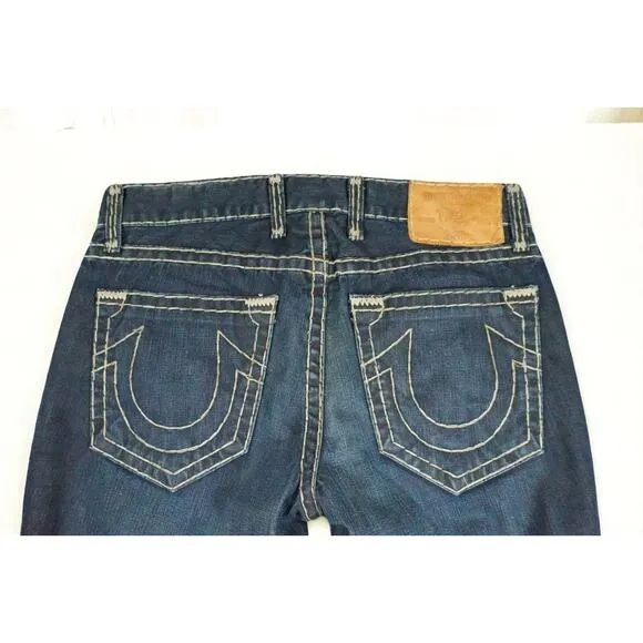 True Religion Brand Jeans Men’s 34 | Dark Wash Straight Leg | Made in USA