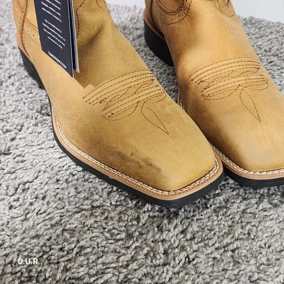 Twisted X Boots Ladies  9&quot; Ruff Stock Honey &amp; Honey WRS0037 Women's Size 8.5