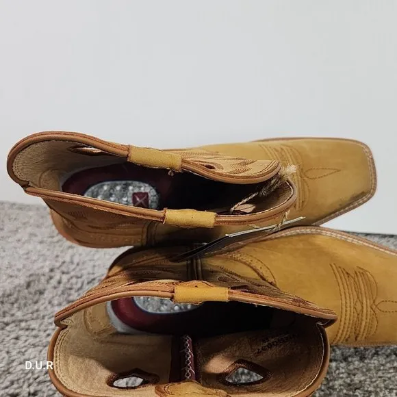 Twisted X Boots Ladies  9&quot; Ruff Stock Honey &amp; Honey WRS0037 Women's Size 8.5