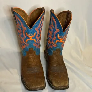 Twisted X Brown and Blue Cowboy Boots
