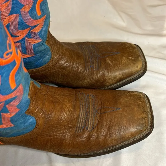 Twisted X Brown and Blue Cowboy Boots