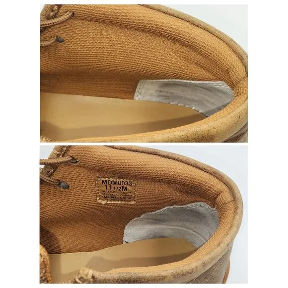 Twisted X Chukka Boots Mens 11.5M Shoes Driving Moc Bomber Weave Western MDM0033