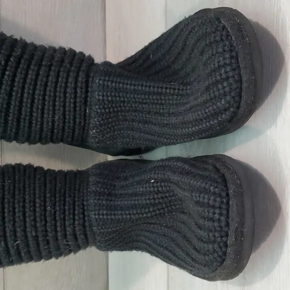 Ugg Australia 5649 Youth Kids Big Girl Sweater Knit Boots shoes sz 4