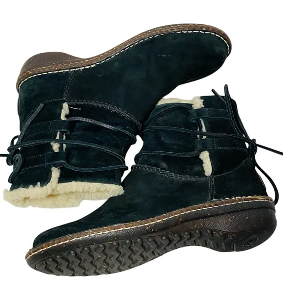 UGG Australia La Jolla Boots Cork Women's Black Sz-9