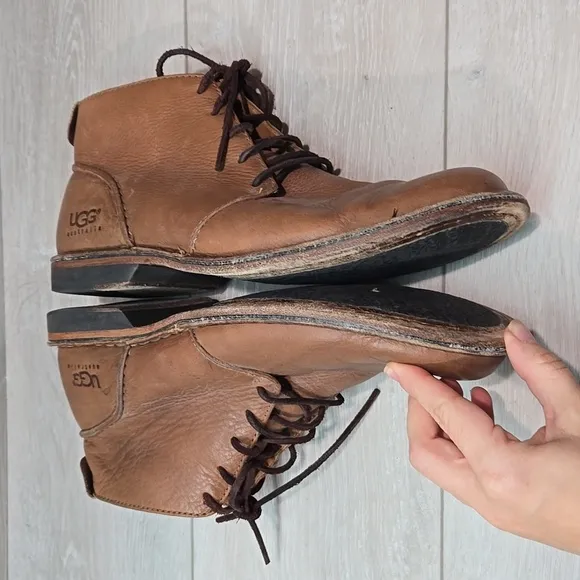 Ugg Australia Mens 5632 Ankle Leather Boots shoes sz 10