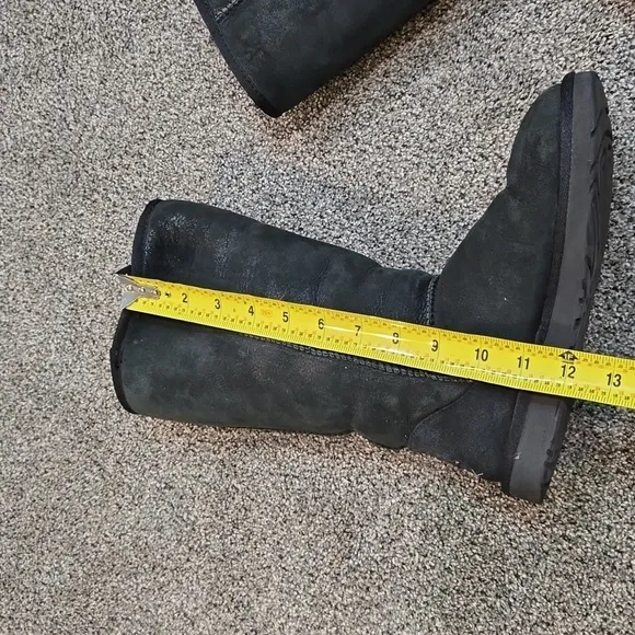 Ugg Australia Women 5804 Leather Tall Sheepskin Boots shoes sz 7