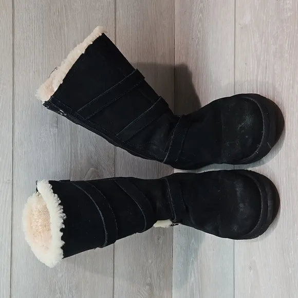 Ugg Australia Women Maddi Leather 1001520 Sheepskin Boots shoes sz 5
