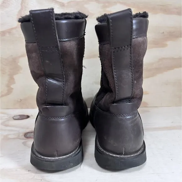 UGG Australia - Wrangell Shearling - Boots - Brown - Men's - 7.5 - S/N 5790