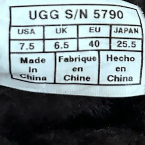 UGG Australia - Wrangell Shearling - Boots - Brown - Men's - 7.5 - S/N 5790