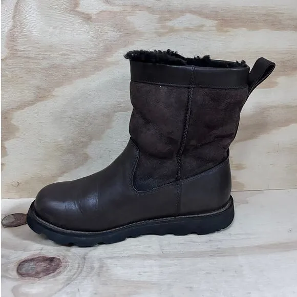 UGG Australia - Wrangell Shearling - Boots - Brown - Men's - 7.5 - S/N 5790