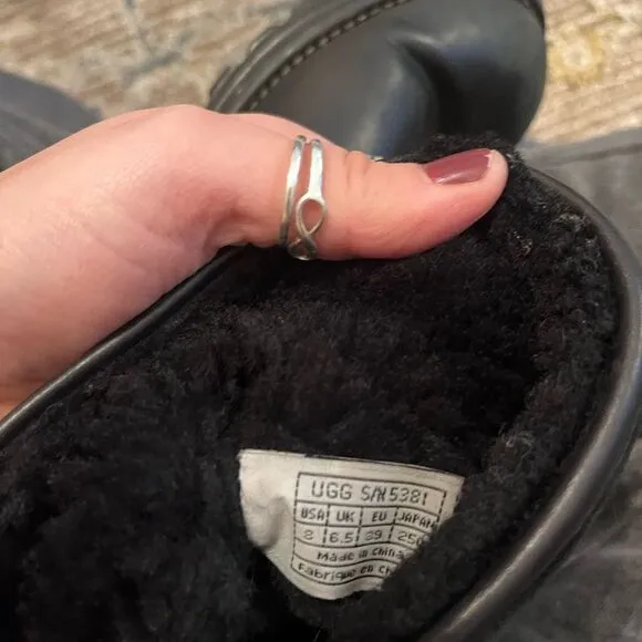 UGG Black Ankle Boots