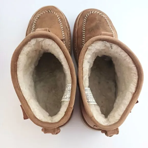 UGG Campfire Crafted Regenerate Boot Goat Suede Sheepskin Lined EU 42 Mens 9