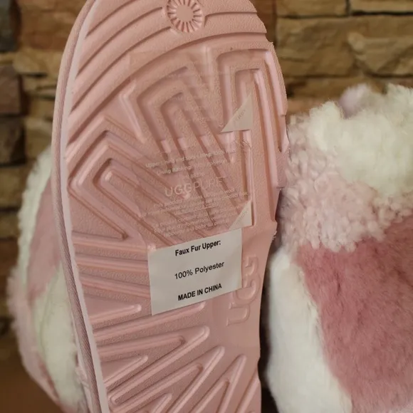UGG Classic Short PATCHWORK‎ FLUFF Boots NEW!