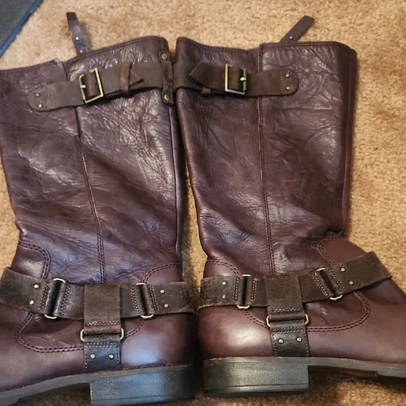 UGG Damien Leather Tall Boots