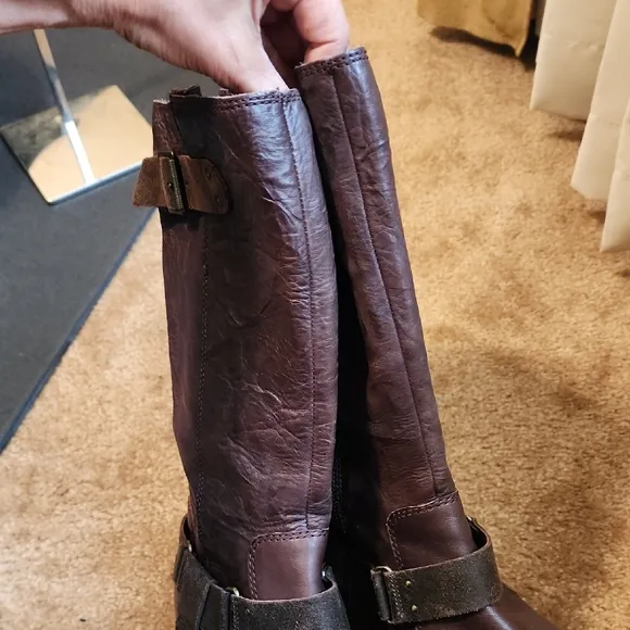 UGG Damien Leather Tall Boots
